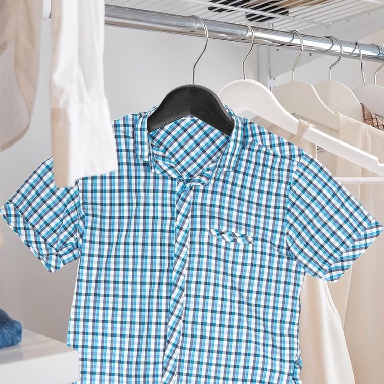 Orion, wieszaki na ubrania, czarne obrotowe, 42,5-24 cm, 3 szt.