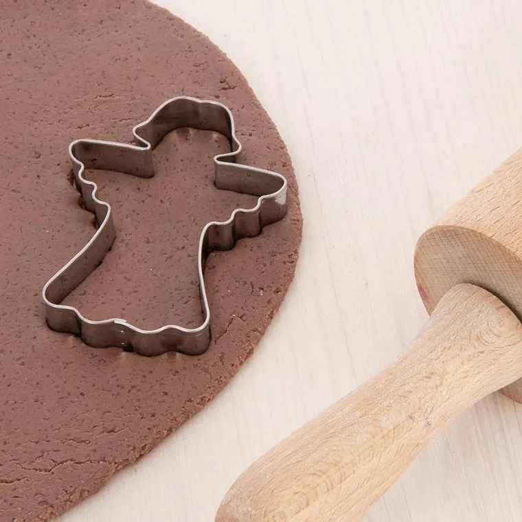 Orion, wykrawacz do ciastek, stalowy, anioł, 8 cm