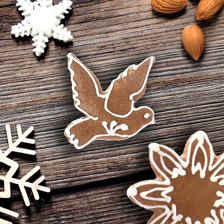 Orion, wykrawacz do ciastek, stalowy, gołąb, 6 cm