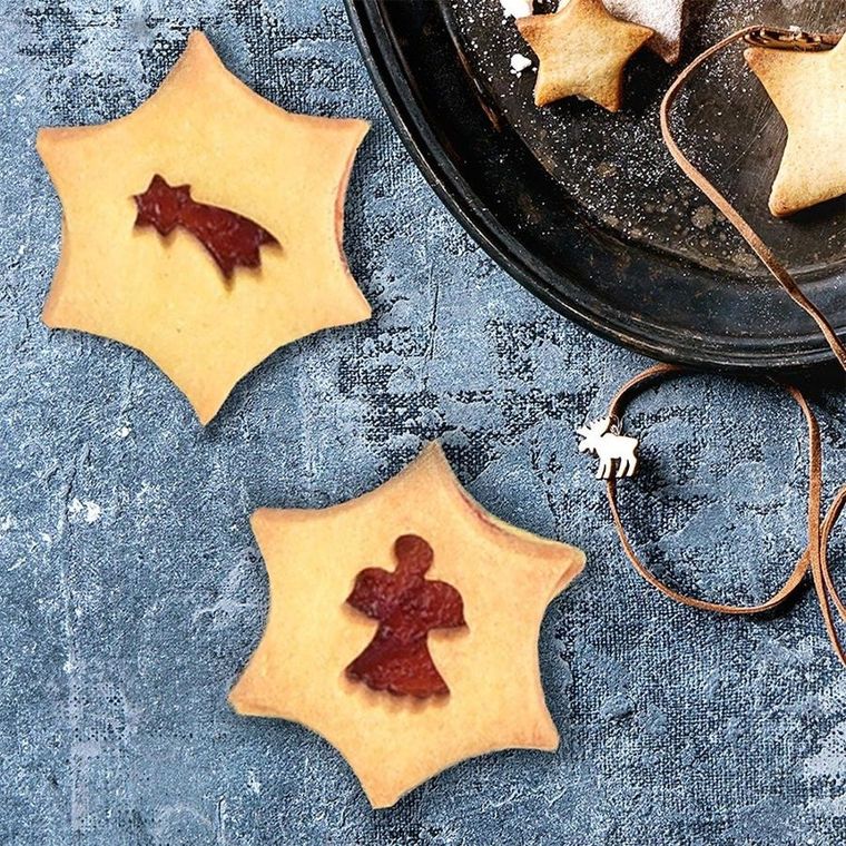 Orion, wykrawacz do ciastek, stalowy, gwiazdka aniołek, 5.5 cm