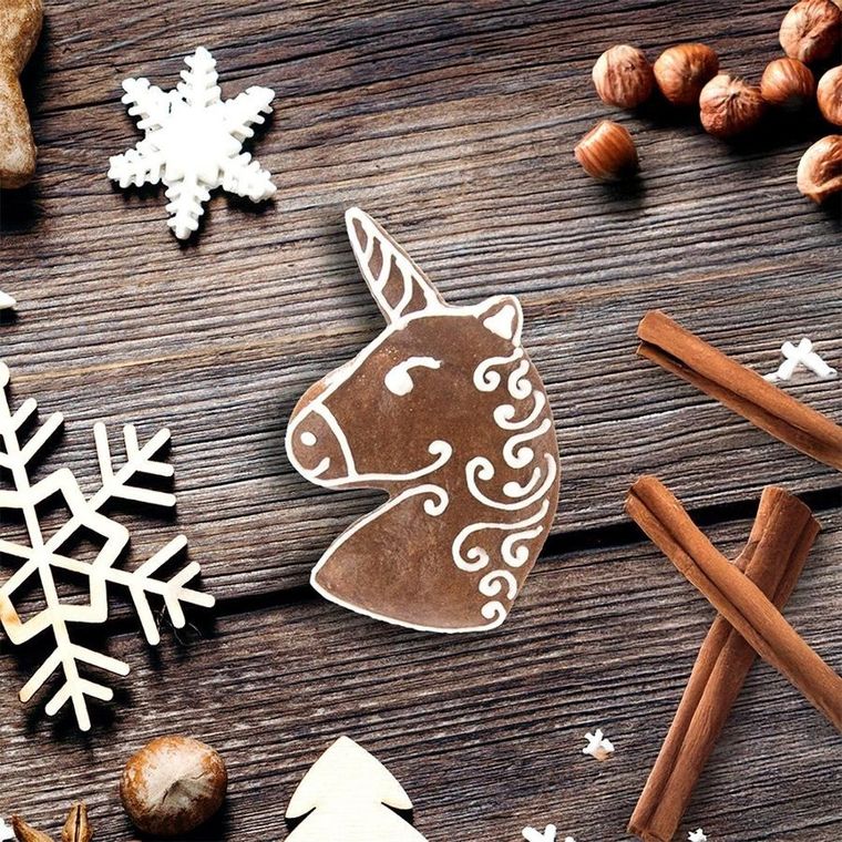 Orion, wykrawacz do ciastek, stalowy, jednorożec, 9 cm