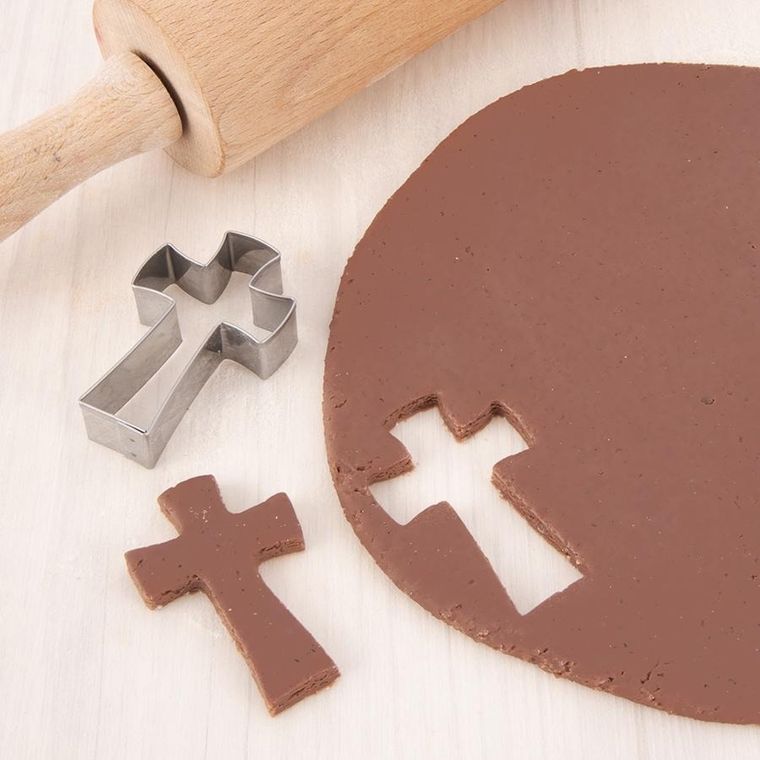 Orion, wykrawacz do ciastek, stalowy, krzyż, 6,4 cm