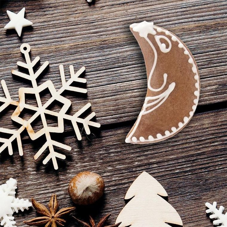 Orion, wykrawacz do ciastek, stalowy, księżyc, 6 cm