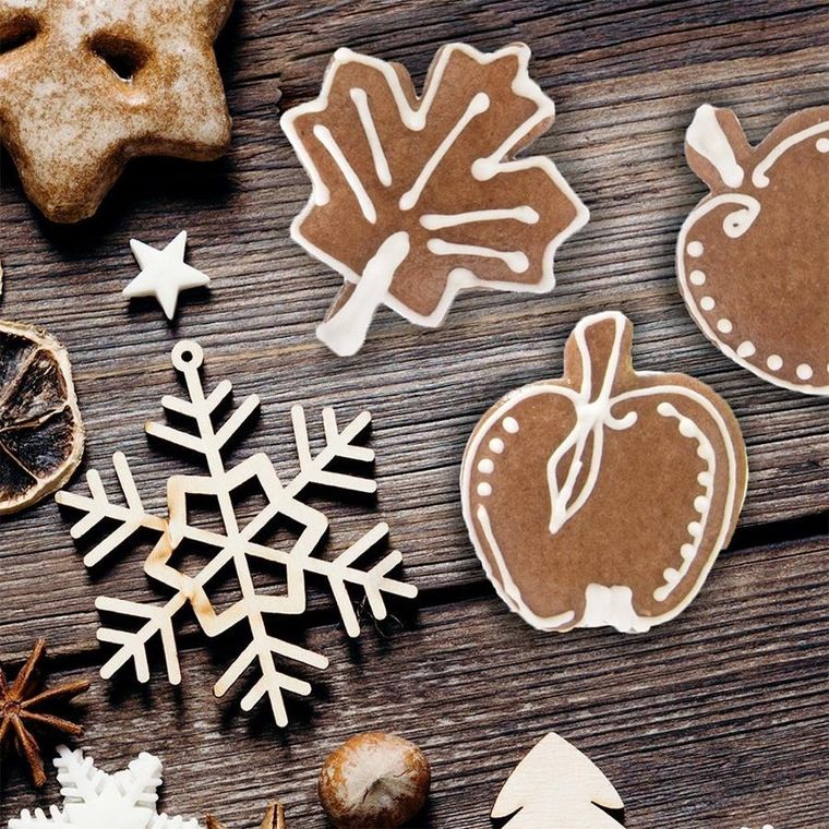 Orion, wykrawacz do ciastek, stalowy, liść, 4 cm