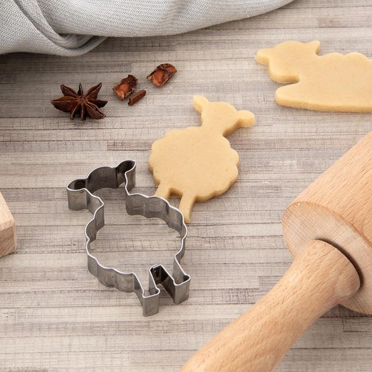 Orion, wykrawacz do ciastek, stalowy, owca, 7 cm