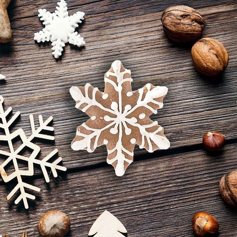 Orion, wykrawacz do ciastek, stalowy, płatek śniegu, 5.5 cm