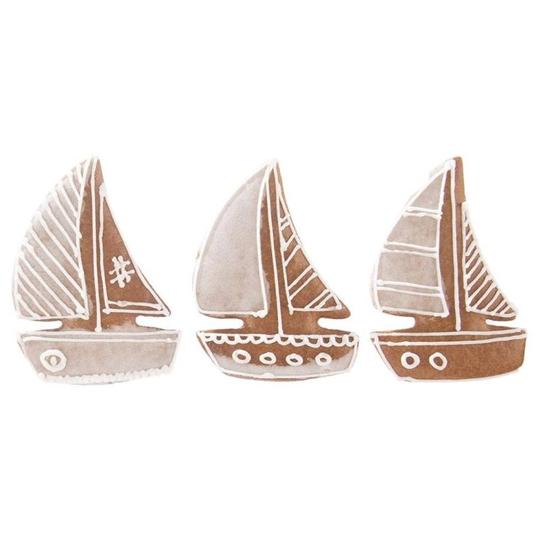 Orion, wykrawacz do ciastek, stalowy, żaglówka, 8,5 cm