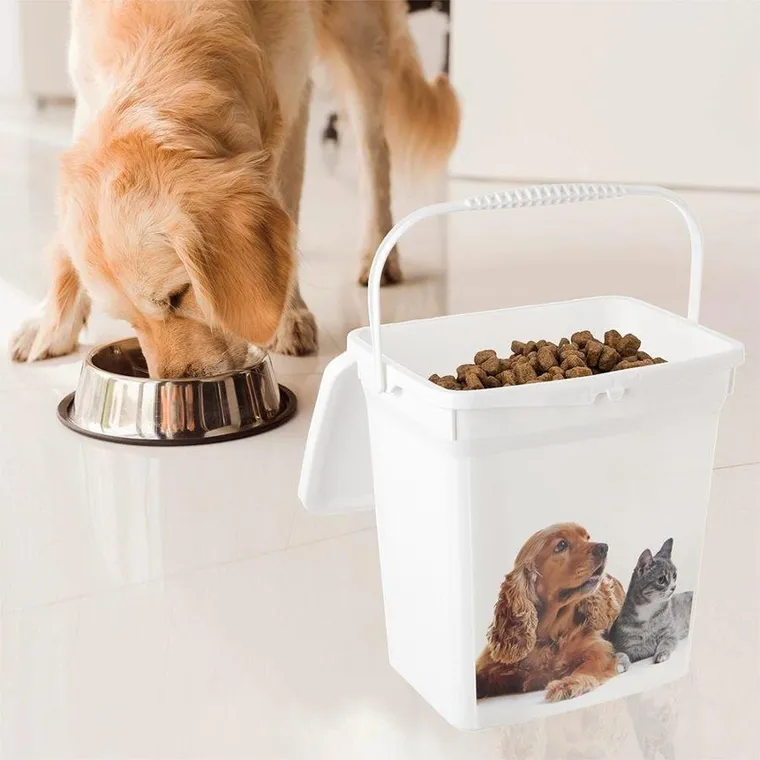 Orion, zamykany pojemnik na karmę dla zwierząt, z uchwytem, 6 l