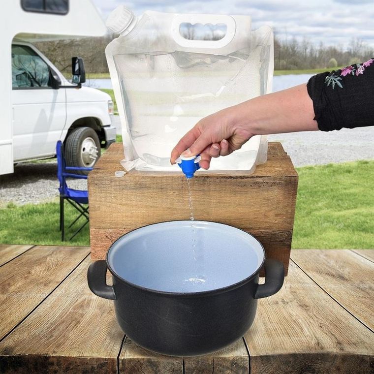 Orion, zbiornik z kranikiem na wodę, składany, 11 l