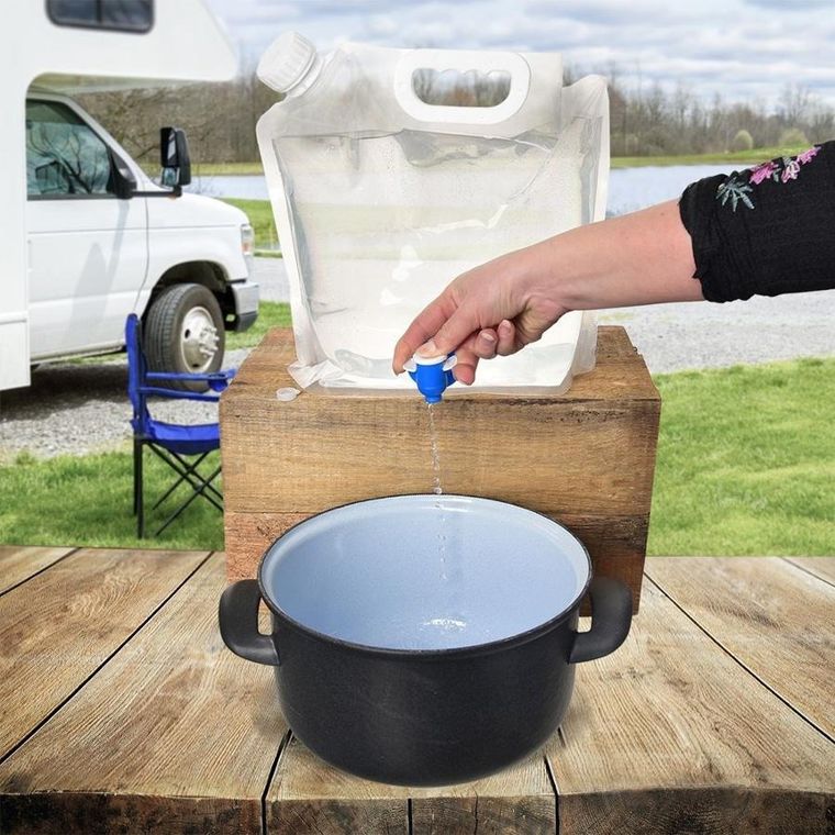 Orion, zbiornik z kranikiem na wodę, składany, 4.8 l