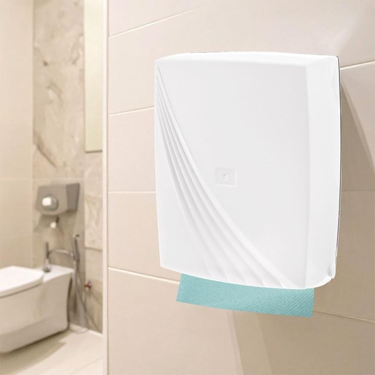 Orion, ZZ, podajnik na ręczniki papierowe, biały, 26,5-10,5-31 cm