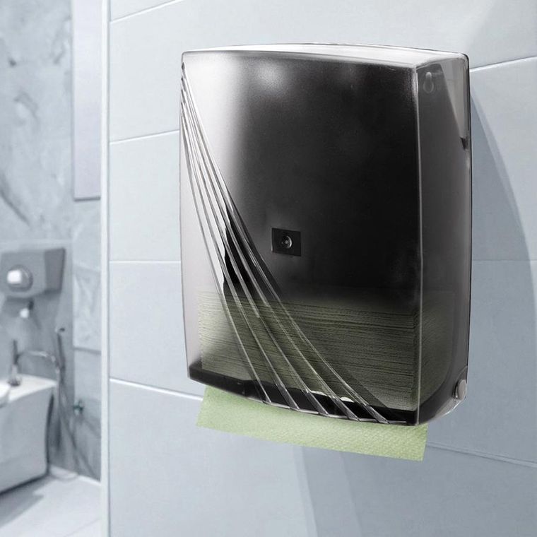 Orion, ZZ, podajnik na ręczniki papierowe, przezroczysty, 26,5-10,5-31 cm