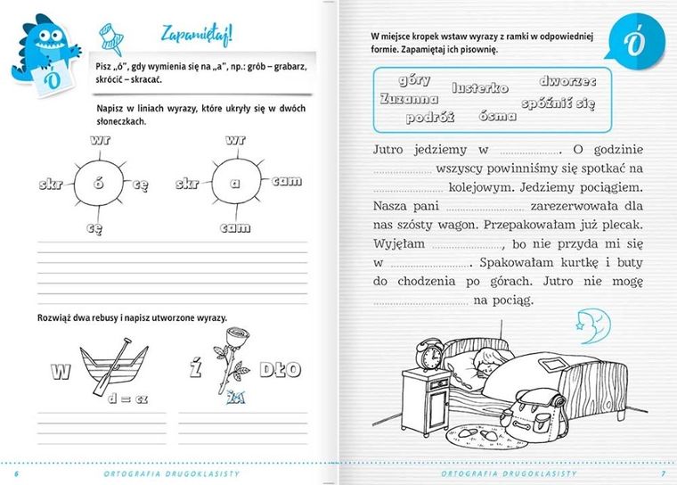 Ortografia drugoklasisty. Zbiór reguł i ćwiczeń