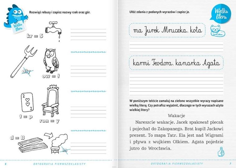 Ortografia pierwszoklasisty