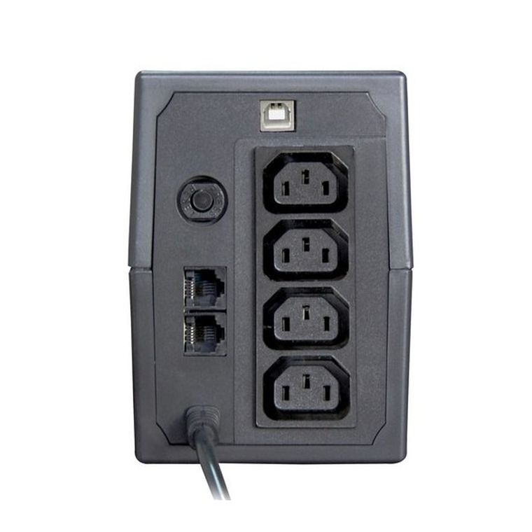 Orvaldi, i650LCD USB, Zasilacz awaryjny, UPS, 600VA/360W, 7Ah, 4xIEC