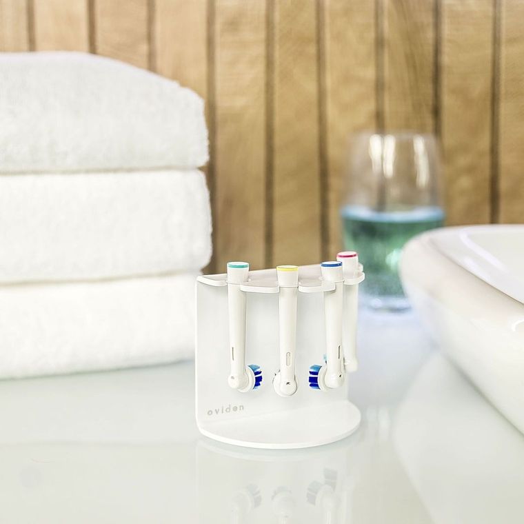 Oviden, Ovi-One, uchwyt na końcówki szczoteczek elektrycznych rotacyjnych, sonicznych oraz ultradźwiękowych, biały