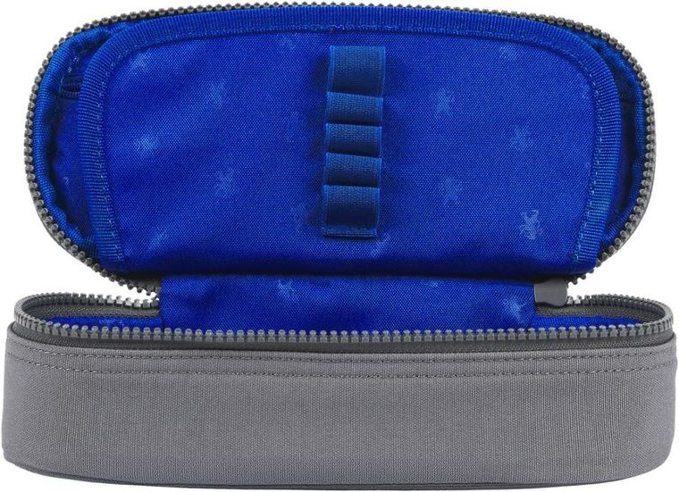 Oxford, Funky, piórnik owalny, czarno-szary