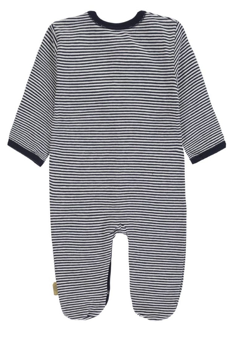 Pajac chłopięcy, bawełna organiczna, granatowy, Bellybutton