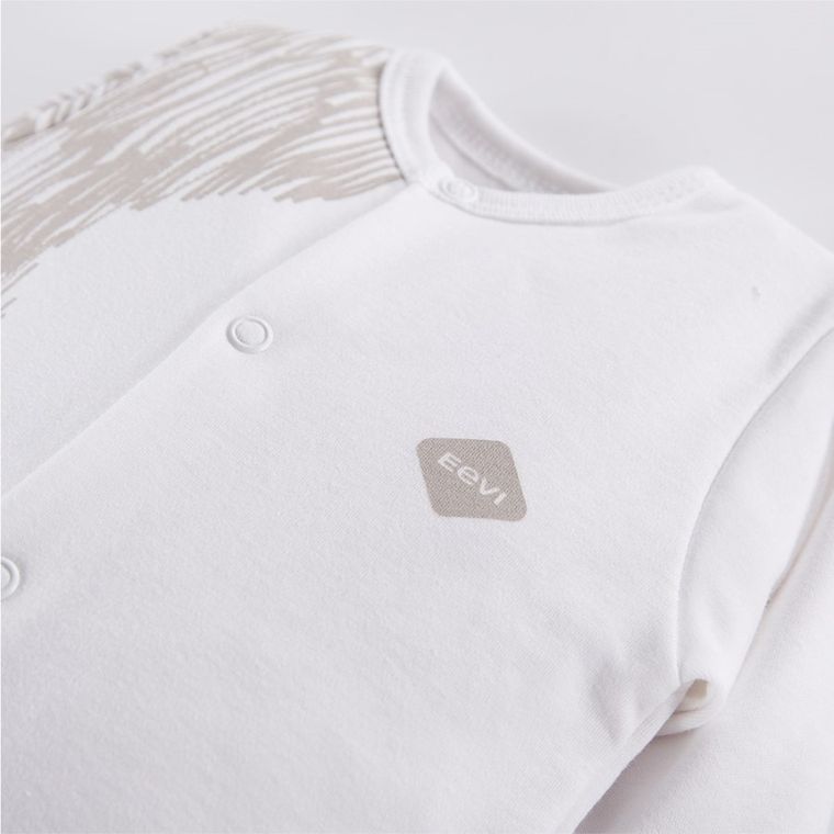 Pajac chłopięcy, biały, Eevi