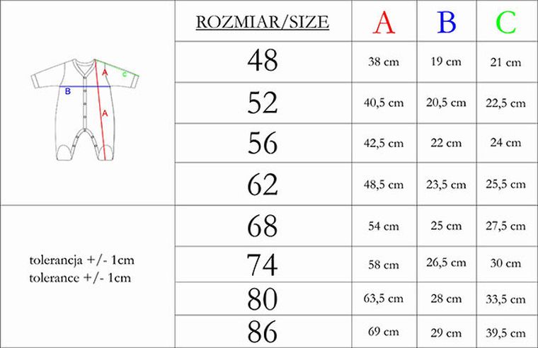Pajac chłopięcy, biały, Nicol