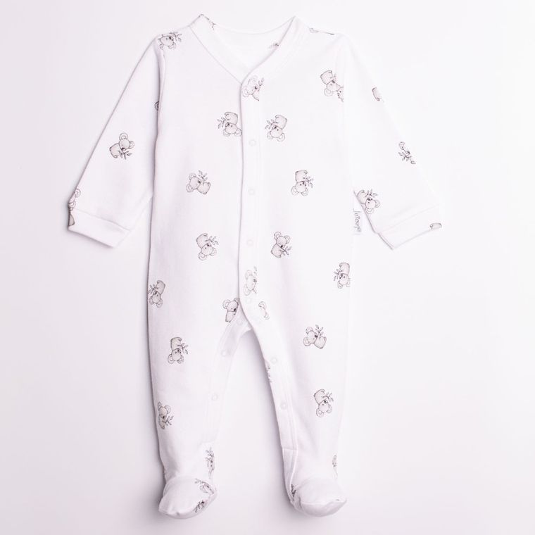 Pajac chłopięcy, biały, Nicol