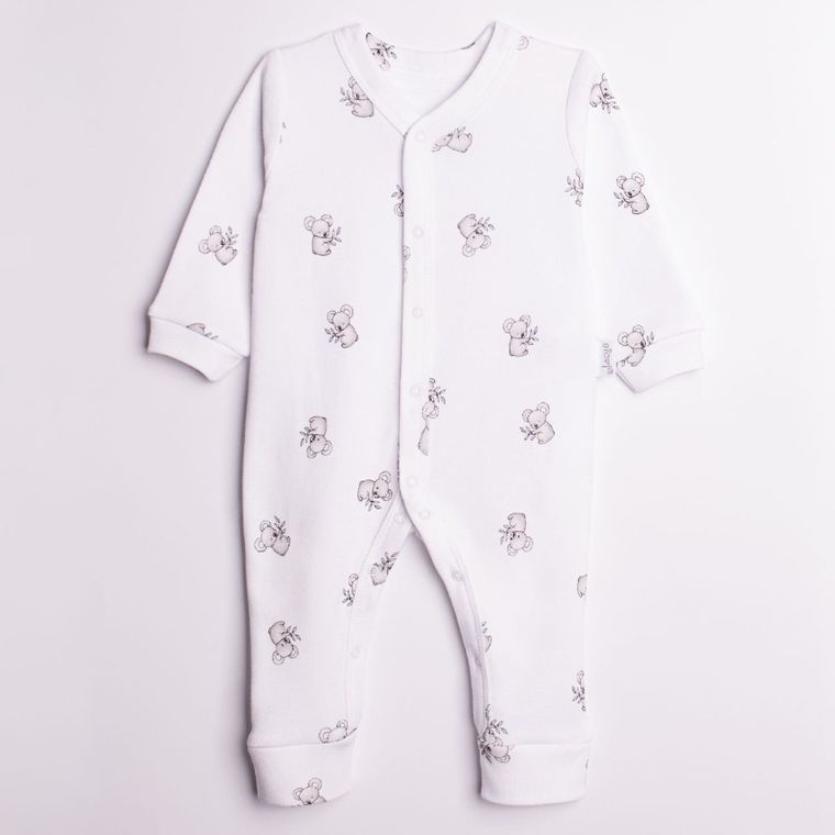 Pajac chłopięcy, biały, Nicol