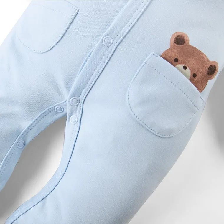 Pajac chłopięcy, niebieski, Eevi