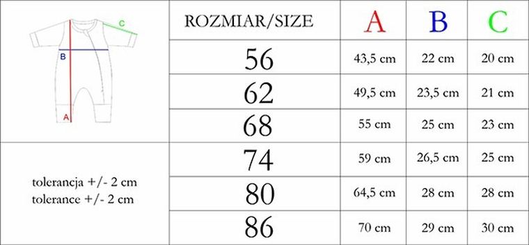 Pajac chłopięcy, niebieski, Nicol