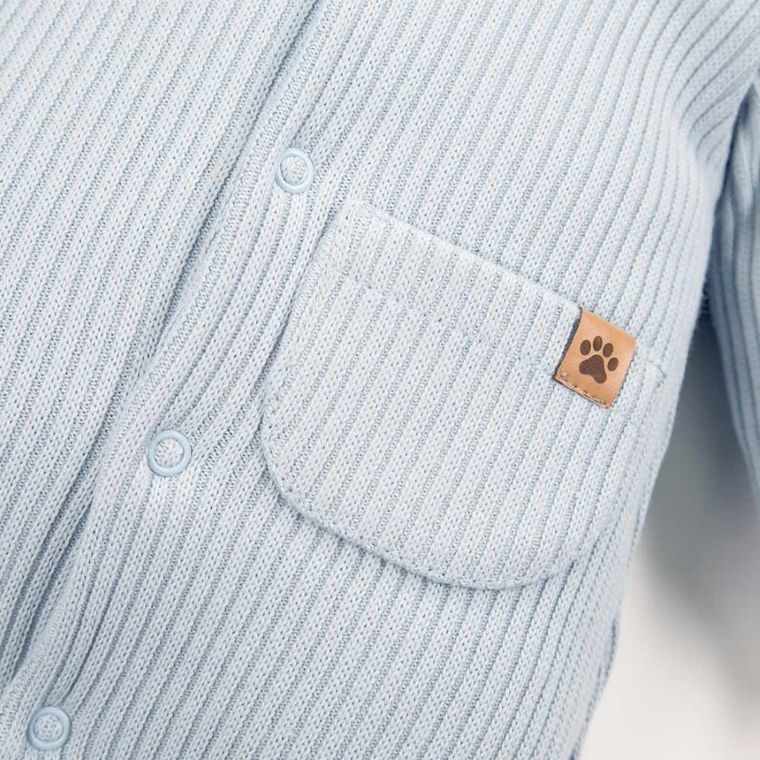 Pajac chłopięcy, prążkowany, niebieski, Eevi