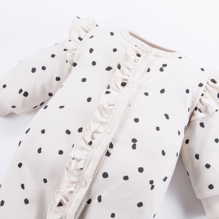 Pajac dziewczęcy, biały, Eevi