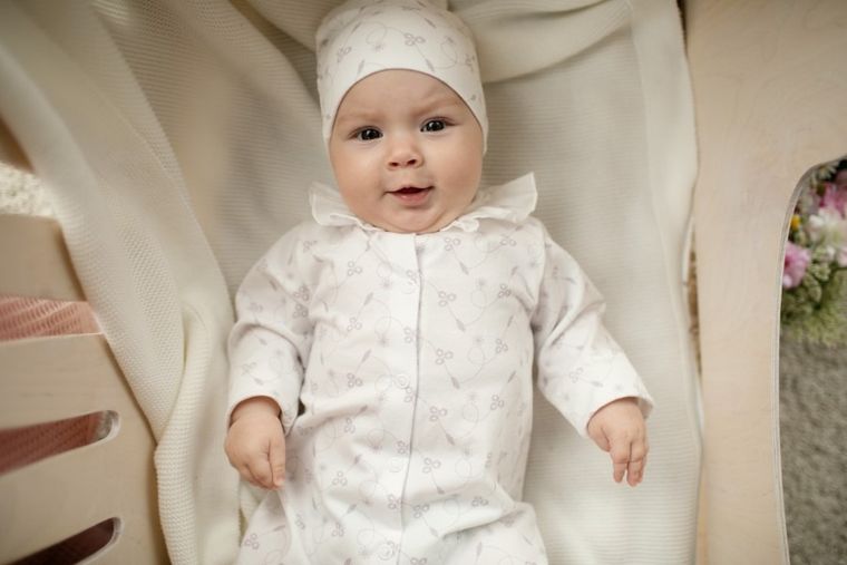 Pajac dziewczęcy, ecru, Charlotte, Pinokio