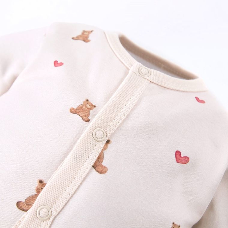 Pajac dziewczęcy, ecru, Eevi