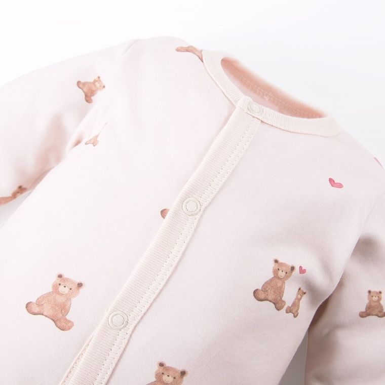 Pajac dziewczęcy, ecru, Eevi