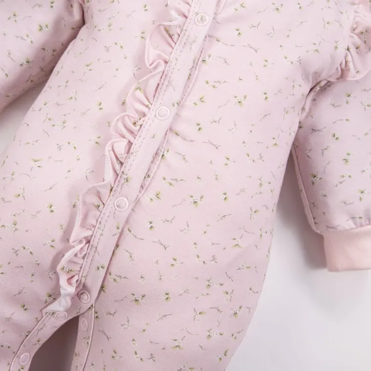 Pajac dziewczęcy, różowy, Eevi