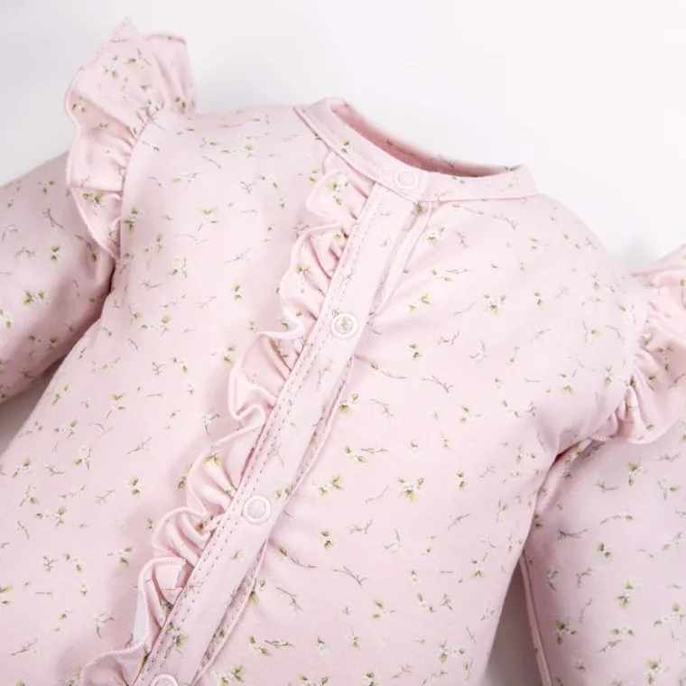 Pajac dziewczęcy, różowy, Eevi