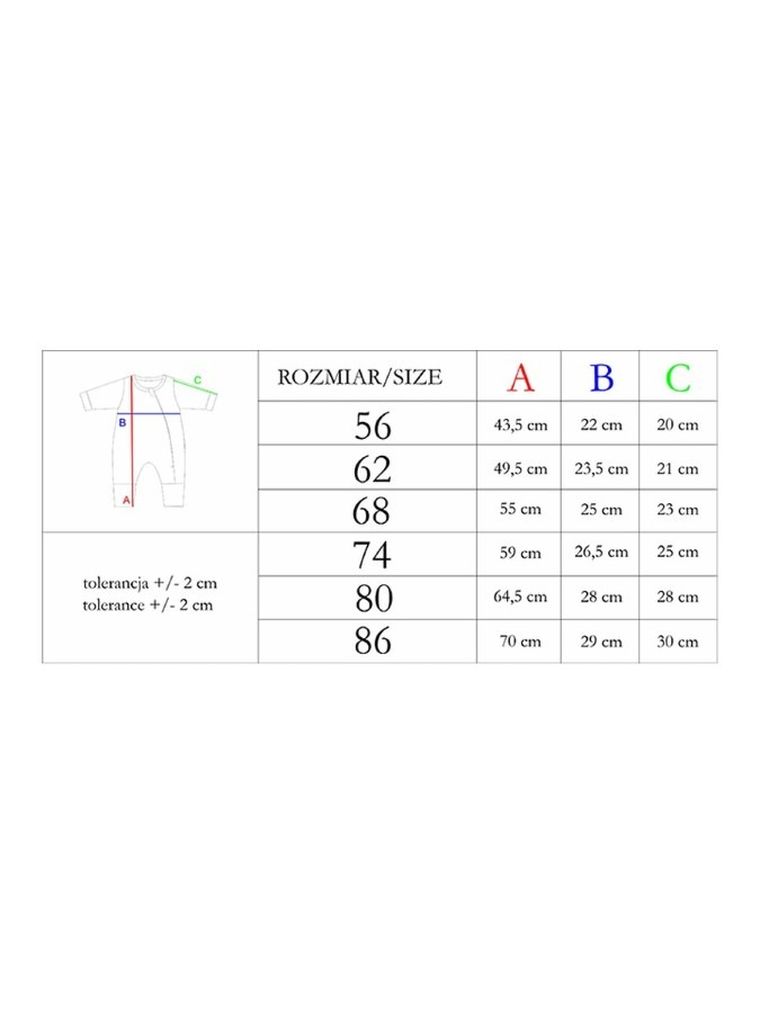 Pajac dziewczęcy, różowy, Nicol