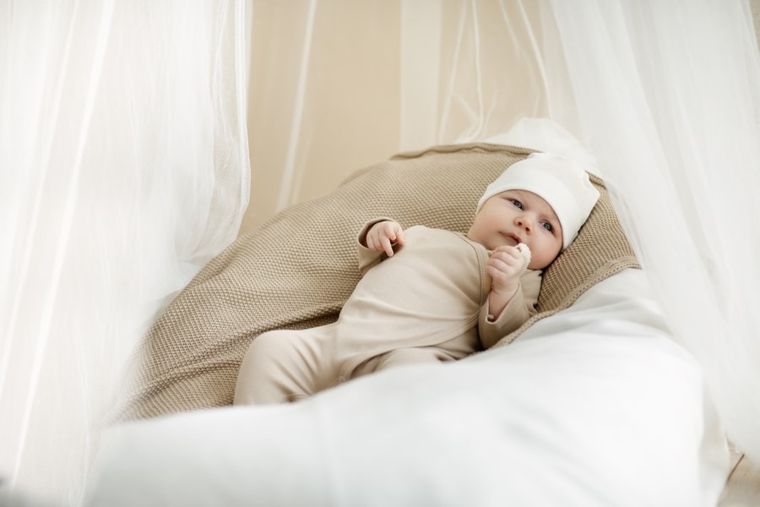 Pajac niemowlęcy, beżowy, Lovely day, Pinokio