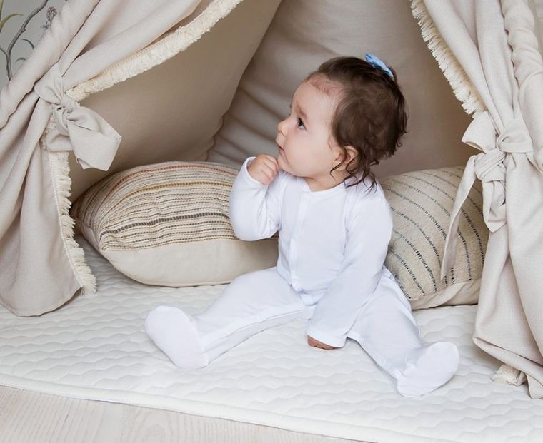 Pajac niemowlęcy, biały, Eevi