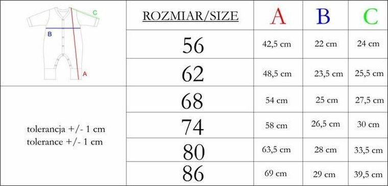 Pajac niemowlęcy, biały, Nicol