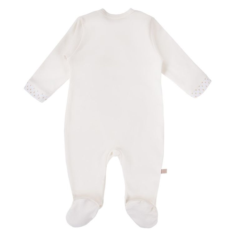 Pajac niemowlęcy, ecru, piesek, Eevi