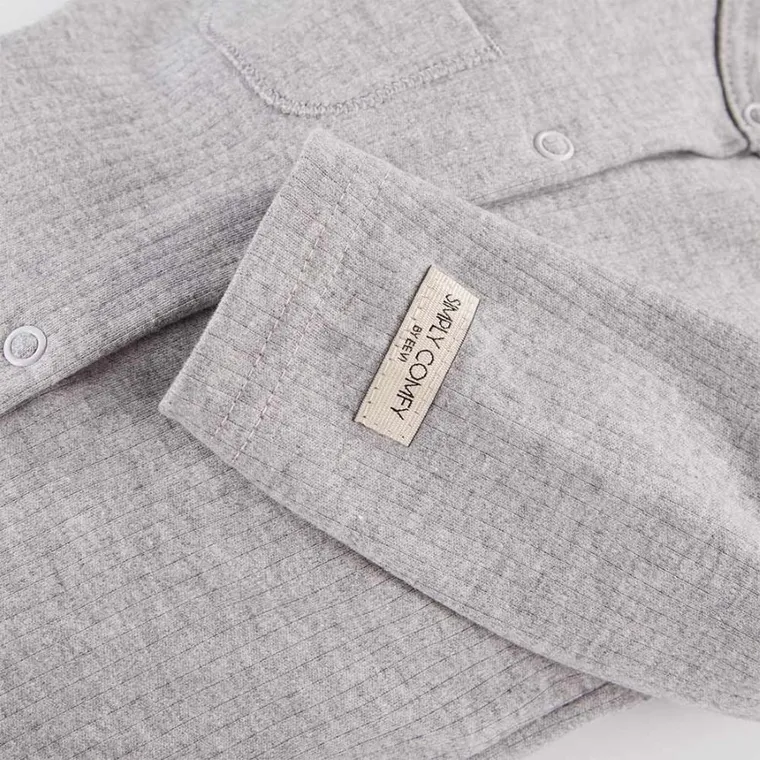 Pajac niemowlęcy, szary, Eevi