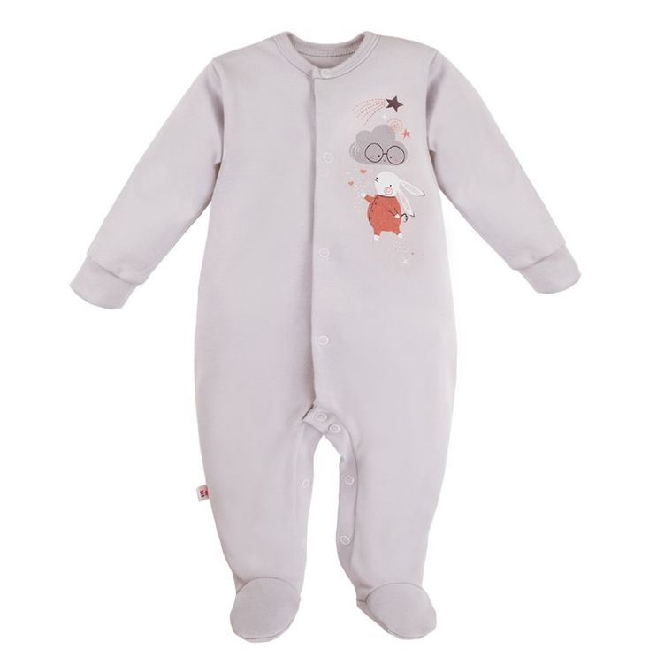 Pajac niemowlęcy, szary, Eevi