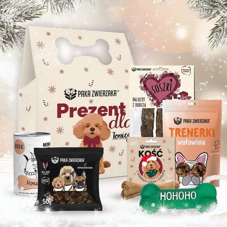 Paka Zwierzaka, zestaw świąteczny dla psa