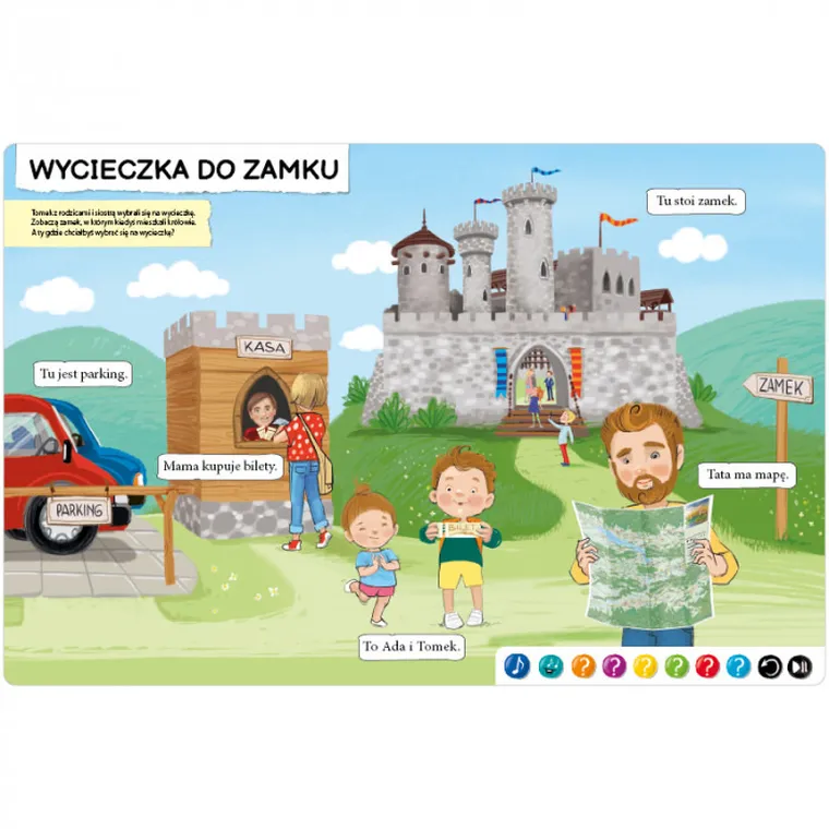 Pakiet z piórem Kakadu: Mówiąca książka interaktywna. Pierwsze litery + interaktywna plansza