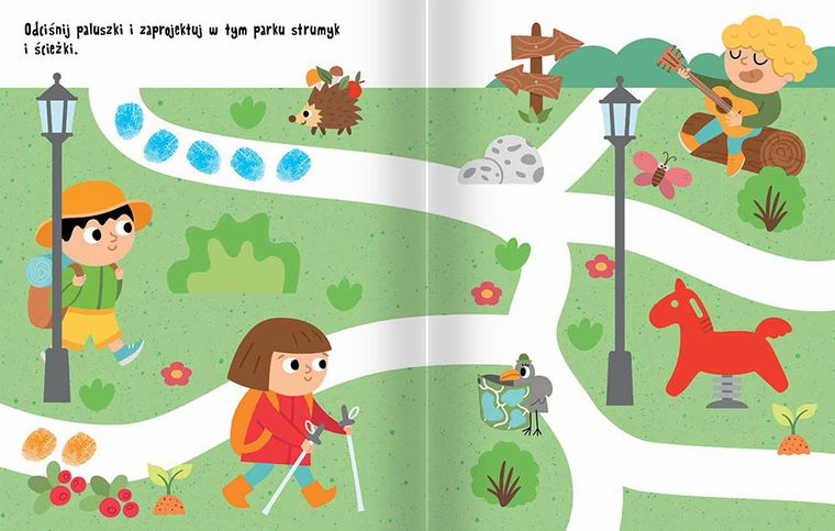 Paluszkowe malowanki. W mieście