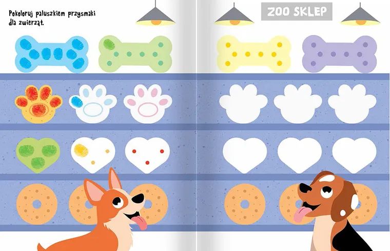 Paluszkowe malowanki. Zwierzęta