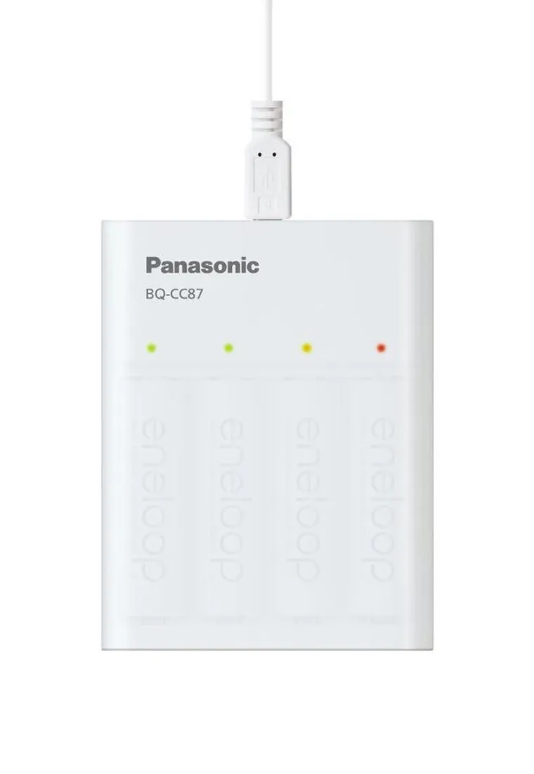 Panasonic, Eneloop, ładowarka, SmartPlus, USB + 4xAA, 2000 mAh