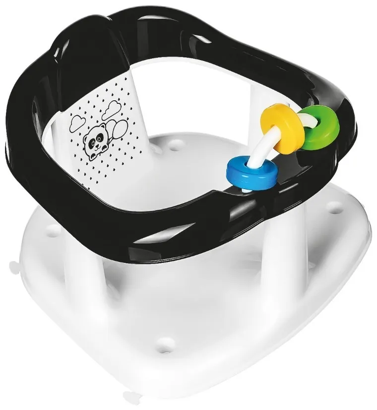 Panda, krzesełko do kąpieli, biało-czarne