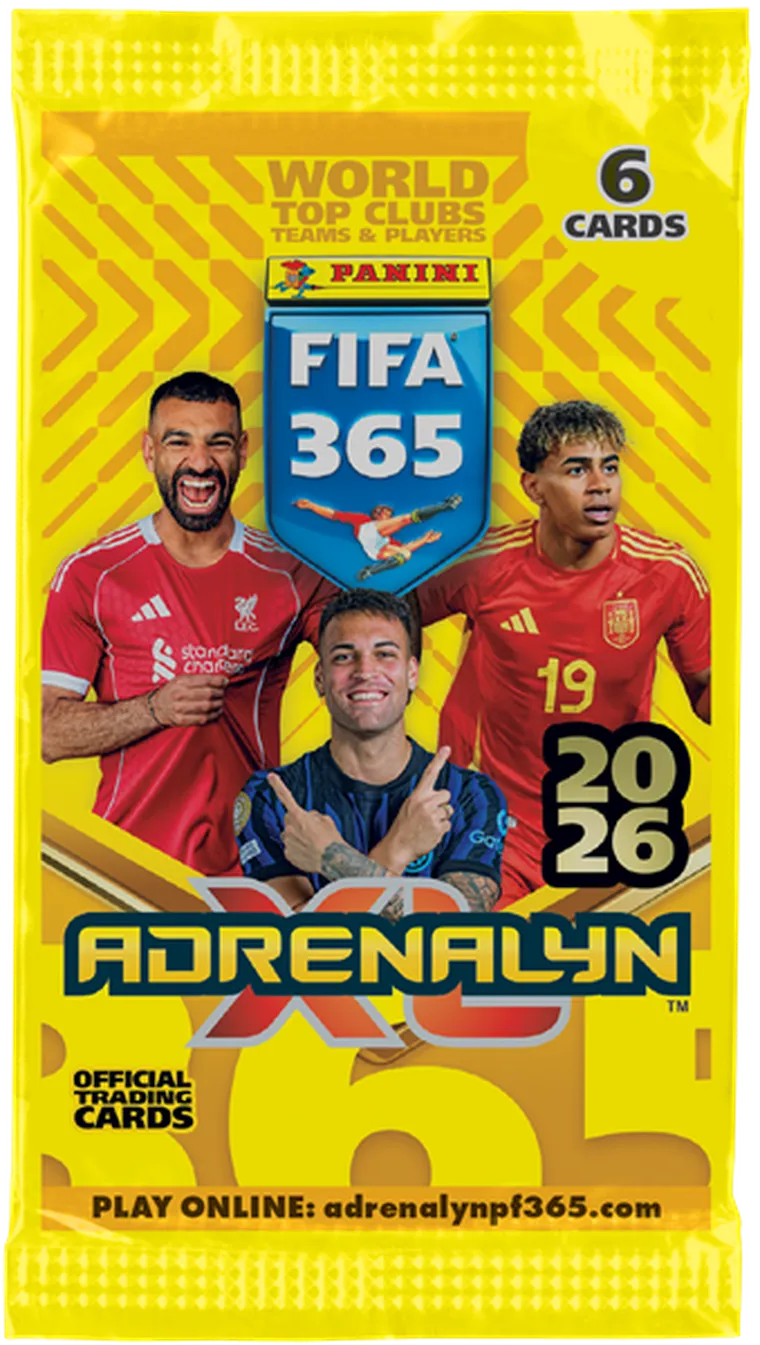 Panini, FIFA 365, Adrenalyn XL, 2026, saszetka z kartami kolekcjonerskimi, 1 szt.