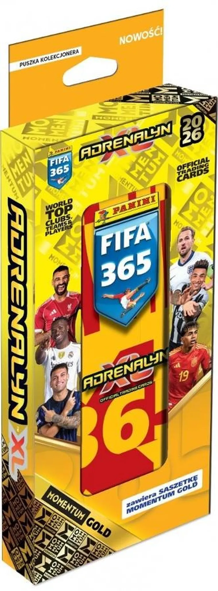 Panini, FIFA, Adrenalyn XL 2026, puszka z kartami kolekcjonerskimi, 1 szt.